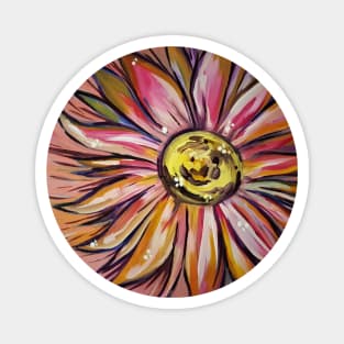 Daisy Flower in Pink Magnet